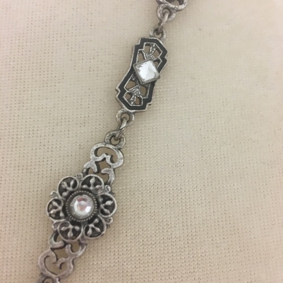 Sweet Romance Crystal Necklace Adjustable Clasp - Picture 4 of 6